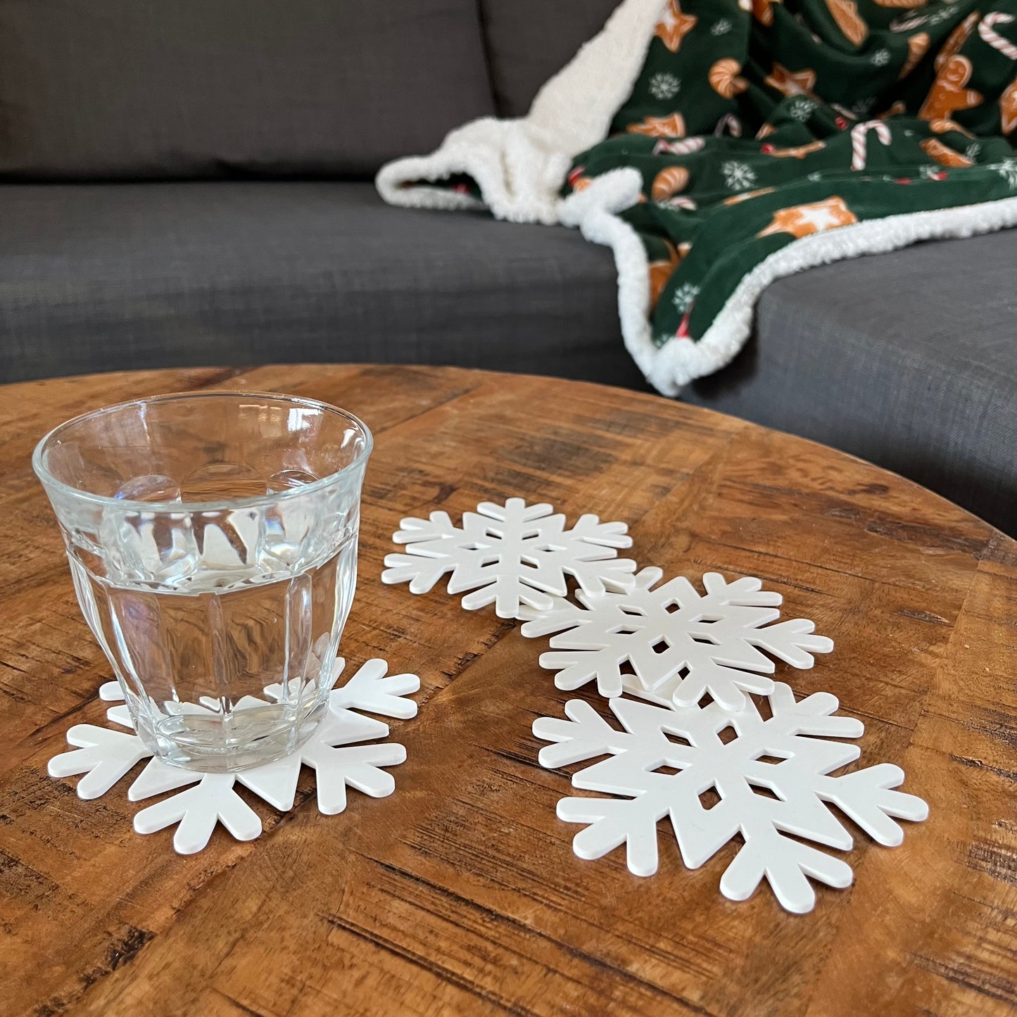 Snowflake Table Coasters