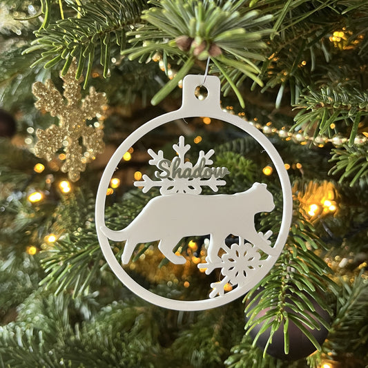 Personalized Cat Ornament